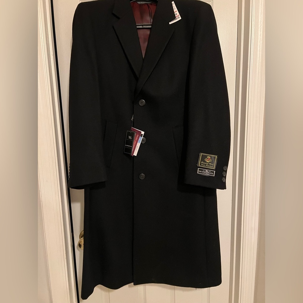 Men’s F.R.Tripler & Co Wool/rain over-coat